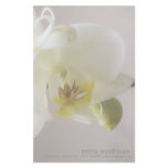 White Orchid • Personal Stationery