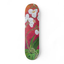 White Orchid Skateboard