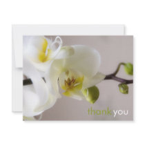 White Orchid • Thank You Card invitations by SabineStGreetings White Orchid • Thank You Card invitations