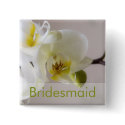 White Orchid • Wedding Button by SabineStGreetings White Orchid • Wedding Button