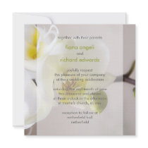 White Orchid • Wedding Invitation by SabineStGreetings White Orchid • Wedding Invitation
