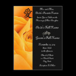 White Orchid Wedding Invitations and Favors