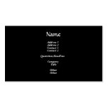 White Orchids Business Card