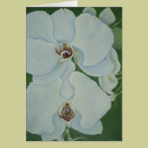 White Orchids cards by blumoonart White Orchids cards