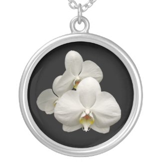 White Orchids necklace