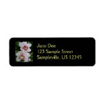 White Orchids Return Address Label