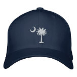 White Palmetto Embroidered Hat embroidered hats