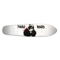 white, panda, PANDA , BOARD Skate Board