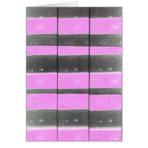 White paper meets black ink cards