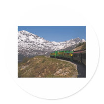 White Pass 35 Round Stickers