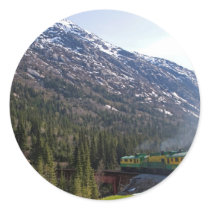 White Pass 38 Round Sticker