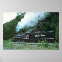 White Pass and Yukon in White Pass out of Skagway, Posters