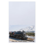 White Pass Train in Snow Stationery