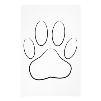 Pawprint Stationery | Zazzle