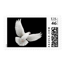 White Peace Dove Postage