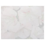 white Peach azalea blossoms flowers Letterhead Design