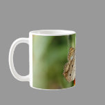 White Peacock Butterfly Mug mugs