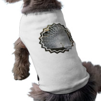 White Peacock Pet Shirt