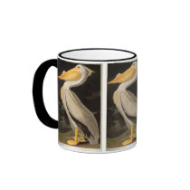 White Pelican, John James Audubon Mugs