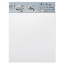 White Pelicans Letterhead