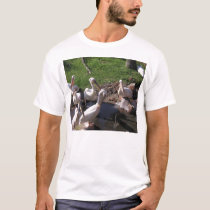 White Pelicans t-shirts by dwaimaging White Pelicans t-shirts