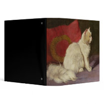 White Persian Cat Binders