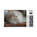 White Persian Cat. postage