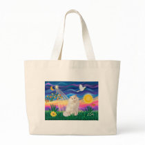 White Persian Cat - Twlight bags by catartgifts White Persian Cat - Twlight bags