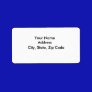 White Personalized Address Label
