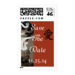 White Phoenix Wedding Postage Kanji For Love
