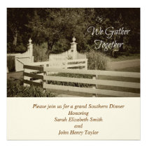 White Picket Fence Invitations