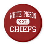 White Pigeon - Chiefs - High - White Pigeon Magnet