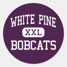 White Pine - Bobcats - High School - Ely Nevada Stickers
