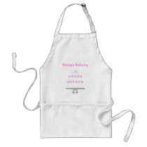 White Pink Cake Aprons
