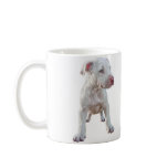 White Pitbull Puppy Mug