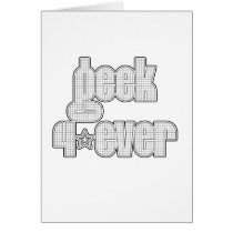 White Plaid Geek 4ever cards