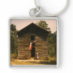 White Plains Woman, 1940s Keychain