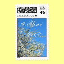 WHITE PLUM BLOSSOMS (CUSTOM) stamps