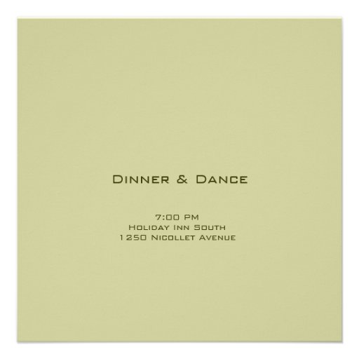 White Poinsettia Wedding Invitation