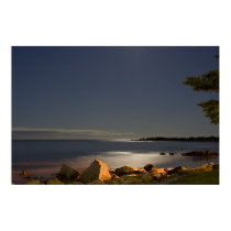 White Point At Night Print