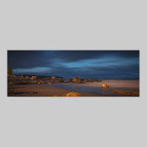White Point Beach At Dusk fine art print posters