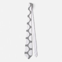 White polka dots on grey ties by crimsonskye79 White polka dots on grey ties