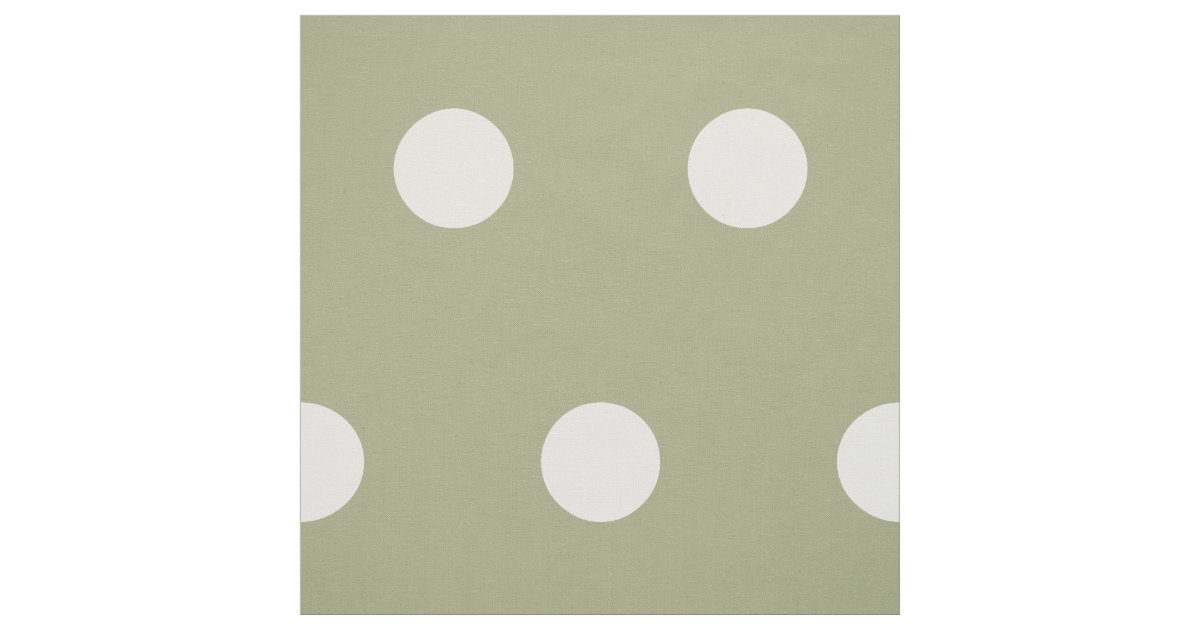 sage green polka dots
