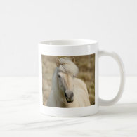 White Pony Coffee Mug