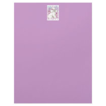 White Poodle in the Lilacs Art and Gifts Customized Letterhead