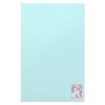 White Poodle in the Lilacs Art and Gifts Stationery Paper