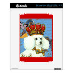 White Poodle King Painting Dress up Skins For The NOOK