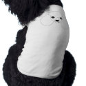 White Poodle T-Shirt pet clothing