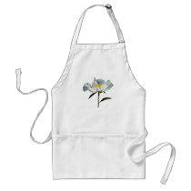 White Poppy Profile aprons
