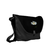 White Poppy Profile messenger bags